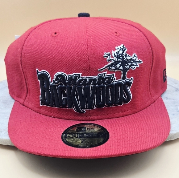 New Era Other - NWT Rare New Era Atlanta Backwoods Logo Fitted Baseball Hat